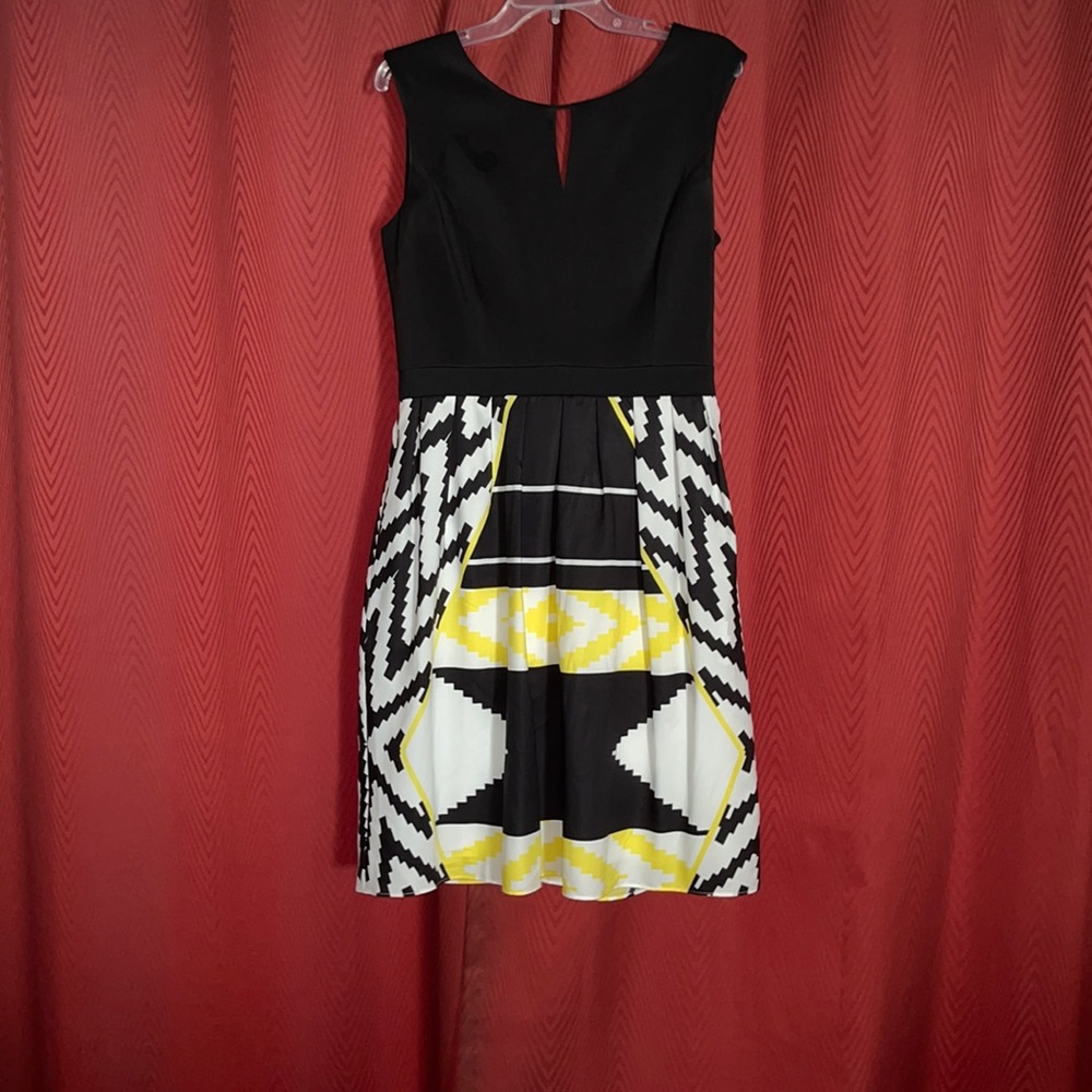 Black/White Sleeveless Dress